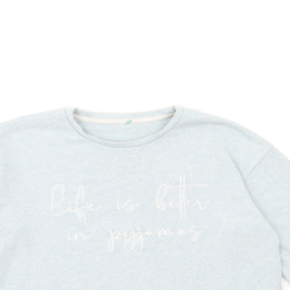 George Girls Blue  Knit Pullover Jumper Size 13 Years