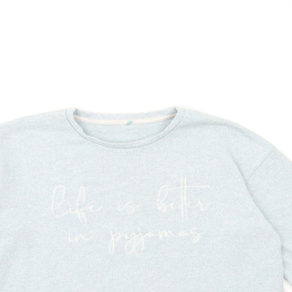 George Girls Blue  Knit Pullover Jumper Size 13 Years