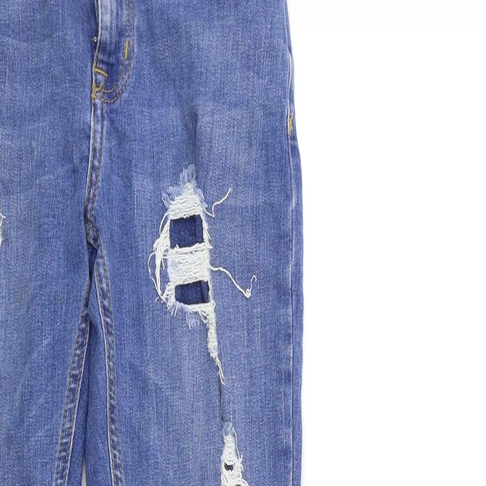 Denim & Co. Womens Blue  Denim Skinny Jeans Size 6 L28 in