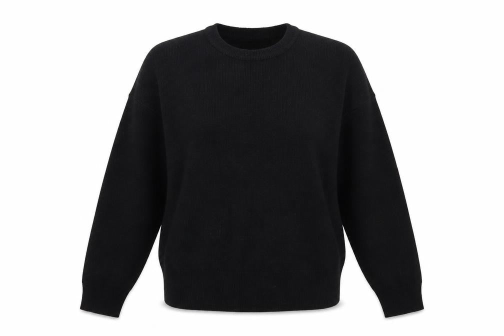 Womens UK Size M Boohoo Black Pullover Jumper