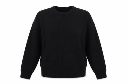Womens UK Size M Boohoo Black Pullover Jumper