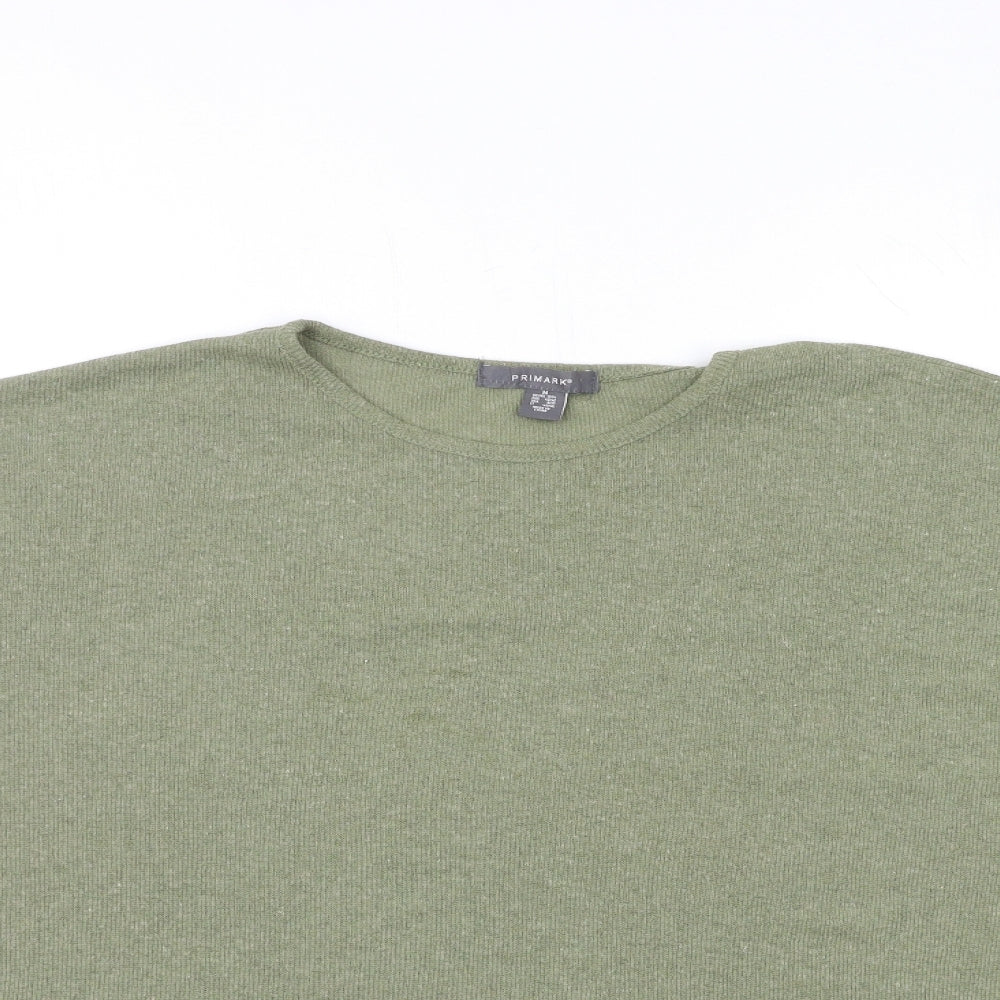 Primark Womens Green   Basic T-Shirt Size 12