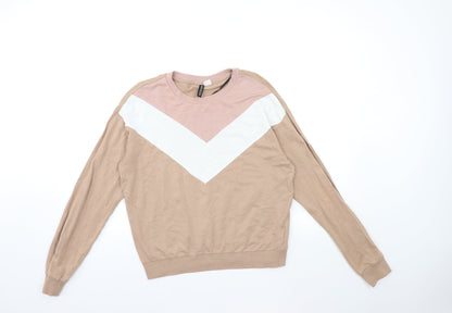 H&M Womens Brown   Pullover Sweatshirt Size S