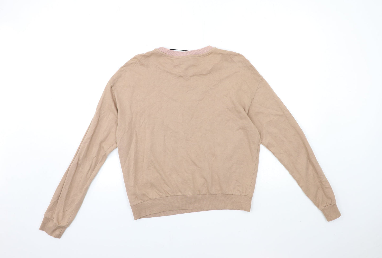 H&M Womens Brown   Pullover Sweatshirt Size S