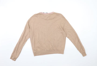 H&M Womens Brown   Pullover Sweatshirt Size S