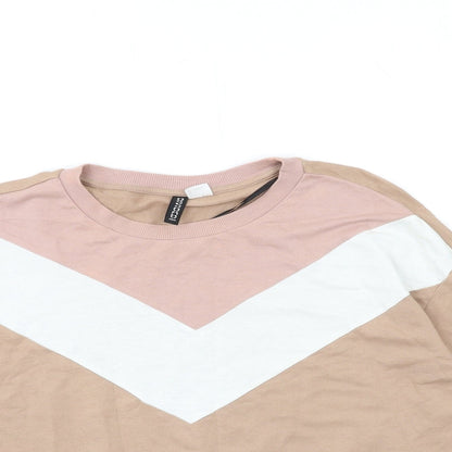 H&M Womens Brown   Pullover Sweatshirt Size S