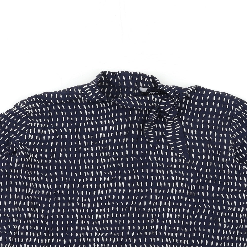 Womens UK Size 10 NEXT Blue Basic T-Shirt
