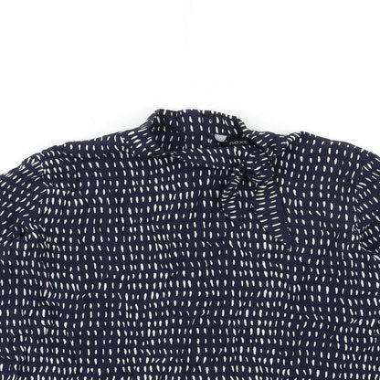 Womens UK Size 10 NEXT Blue Basic T-Shirt