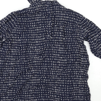 Womens UK Size 10 NEXT Blue Basic T-Shirt