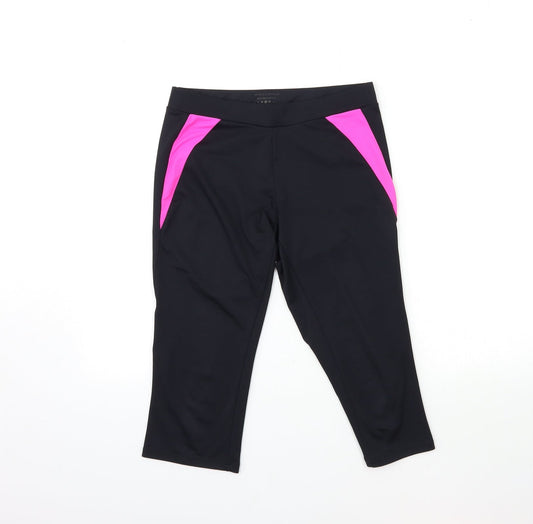 Marks and Spencer Womens Black   Compression Leggings Size 10 L17 in