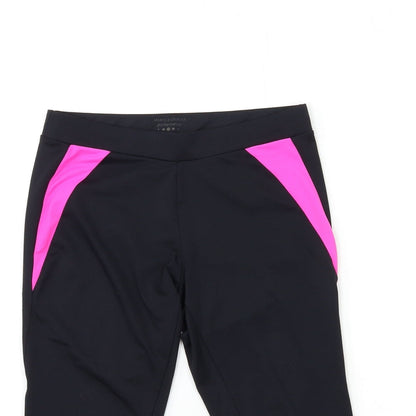 Marks and Spencer Womens Black   Compression Leggings Size 10 L17 in