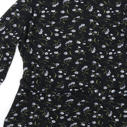 Womens UK Size XS H&M Black Cardigan Jumper