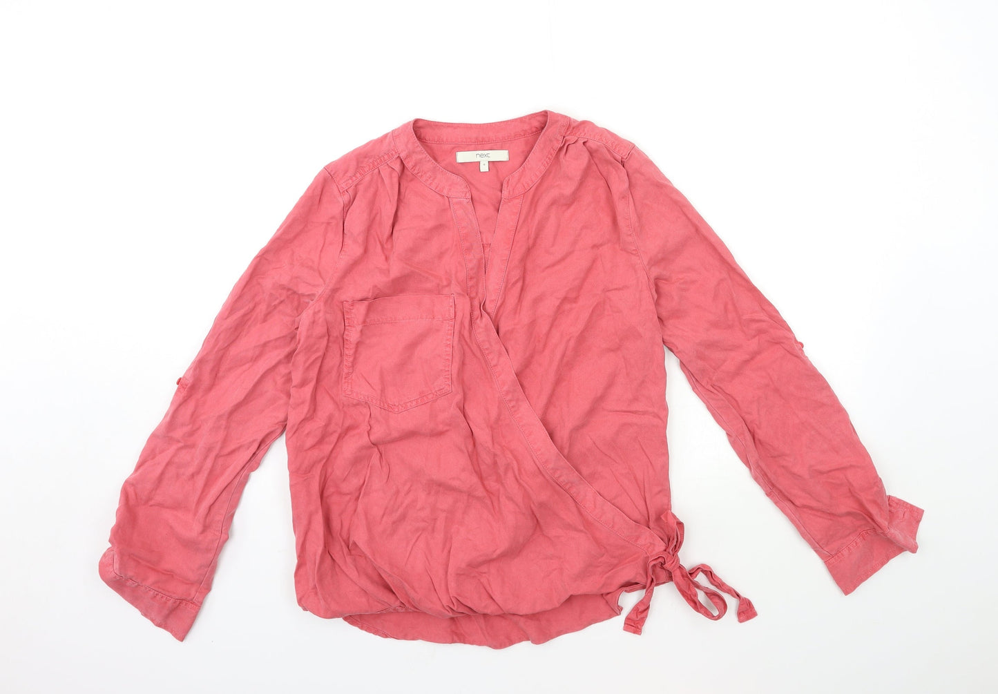 Womens UK Size 8 NEXT Red Basic Blouse
