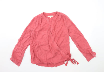 Womens UK Size 8 NEXT Red Basic Blouse