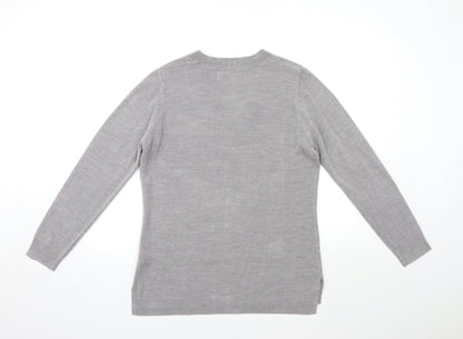 Womens UK Size 12 Papaya Gold Pullover Jumper