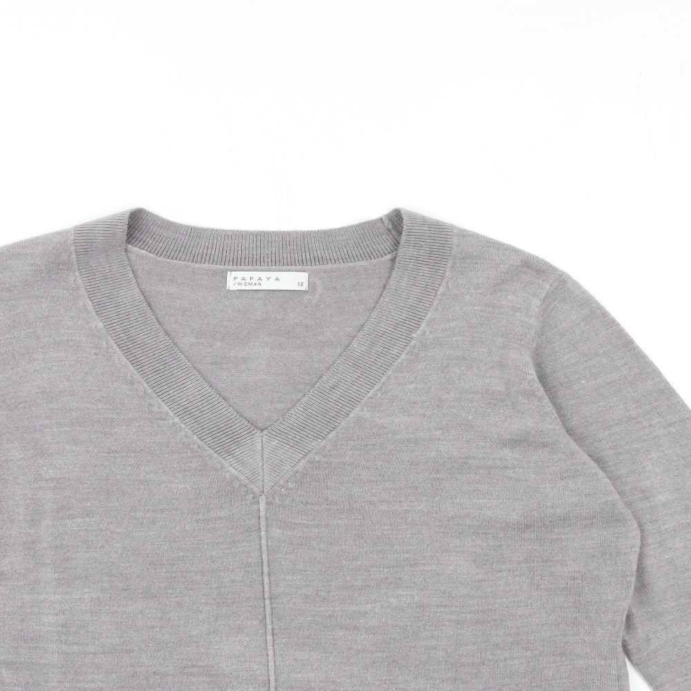 Womens UK Size 12 Papaya Gold Pullover Jumper