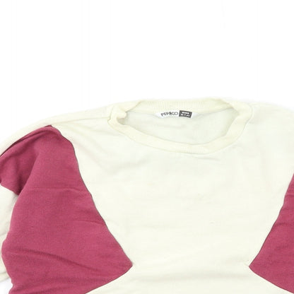 PEP&CO Girls Beige   Pullover Sweatshirt Size 10 Years