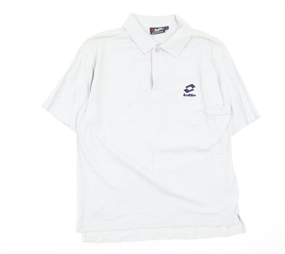 Lotto Mens Grey    Polo Size S