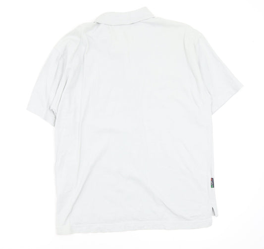 Lotto Mens Grey    Polo Size S