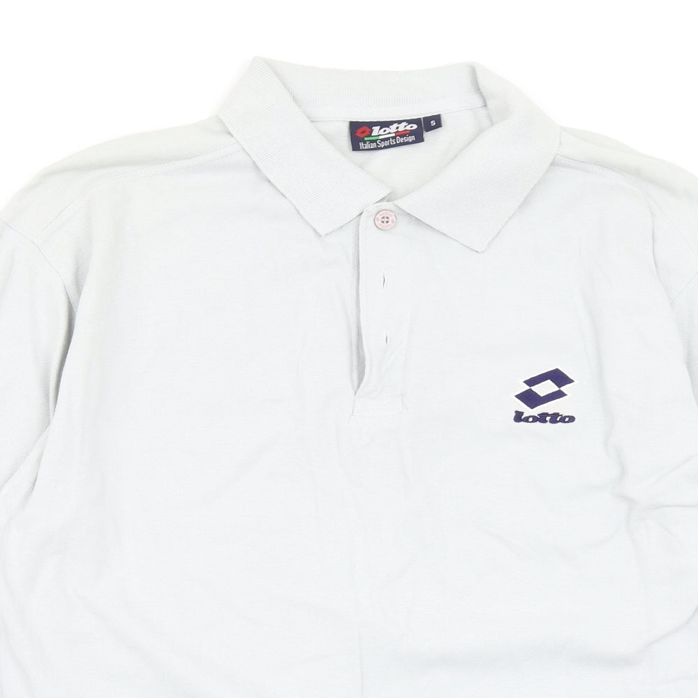 Lotto Mens Grey    Polo Size S
