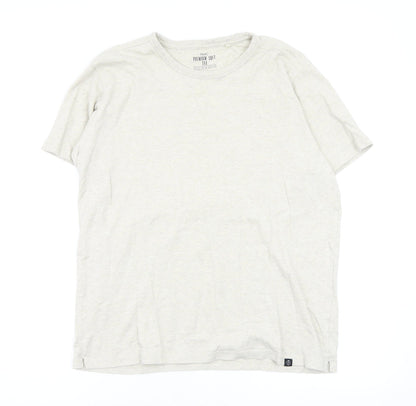 NEXT Mens Beige    T-Shirt Size L