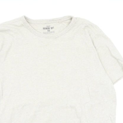 NEXT Mens Beige    T-Shirt Size L