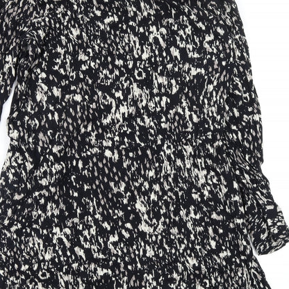 Dorothy Perkins Womens Multicoloured Geometric  Fit & Flare  Size 10