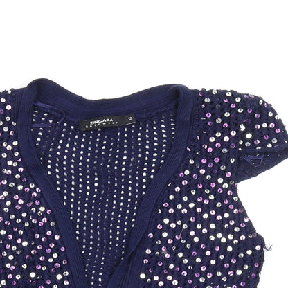 zingara Womens Blue   Cardigan Jumper Size 12