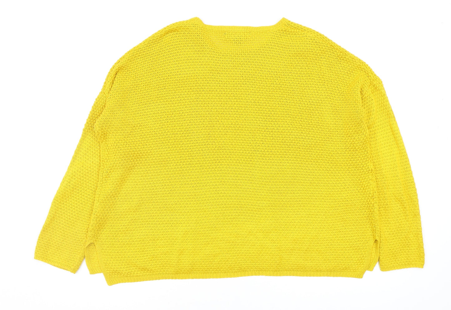 Primark Womens Yellow   Pullover Jumper Size 10