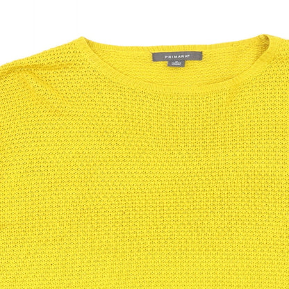 Primark Womens Yellow   Pullover Jumper Size 10
