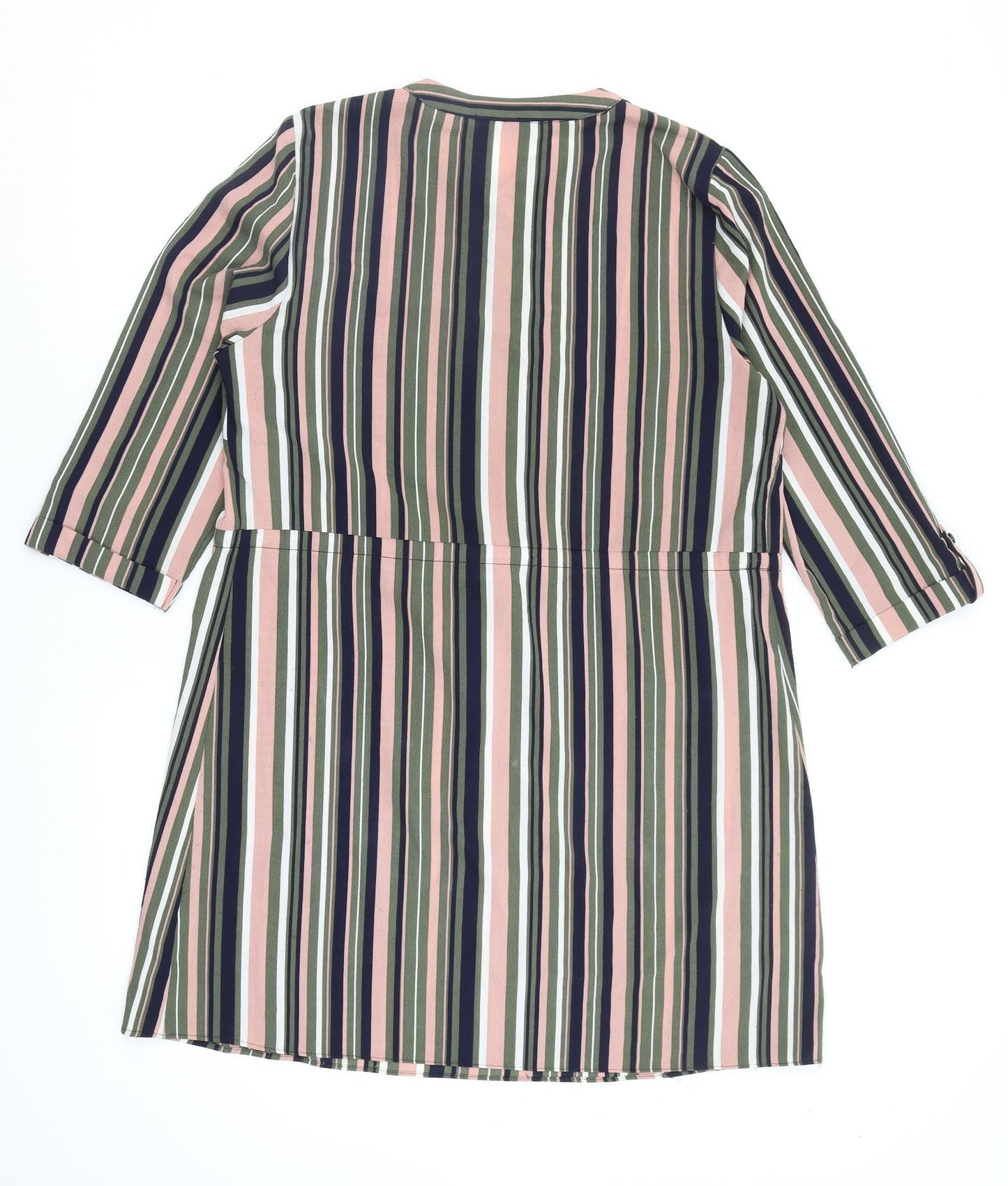 Papaya Womens Multicoloured Striped  Fit & Flare  Size 12