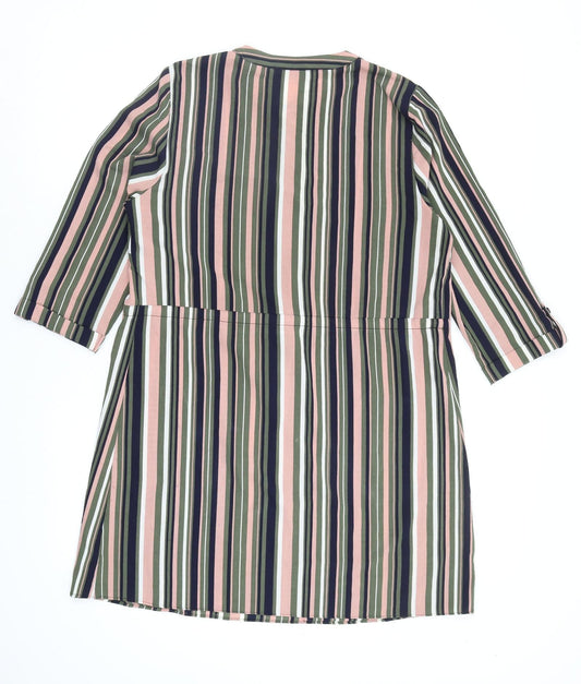 Papaya Womens Multicoloured Striped  Fit & Flare  Size 12