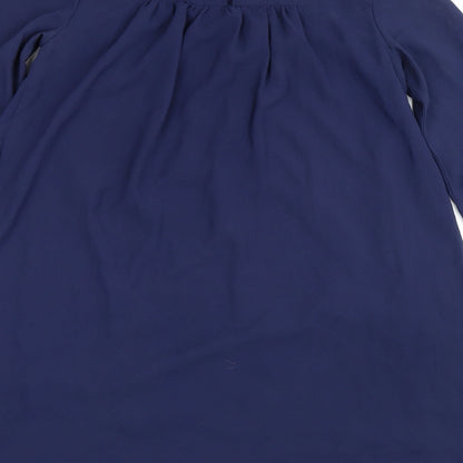 H&M Womens Blue   Shirt Dress  Size 10