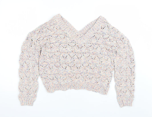 Womens UK Size M NEXT Multicoloured Pullover Jumper