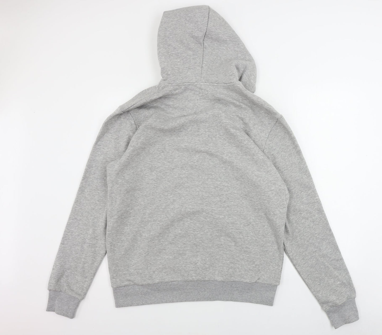 Mens UK Size L Preworn Grey Full Zip Hoodie