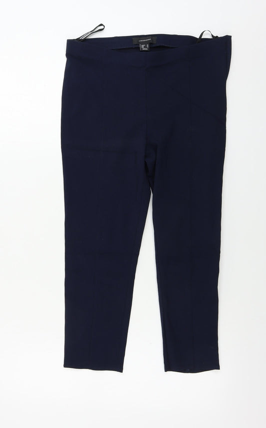 Womens UK Size 12 Atmosphere Regular Fit  Blue Trousers