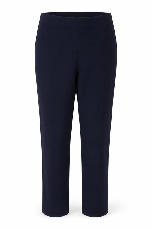 Front view of Atmosphere women’s blue trousers, size UK 12, 20-inch leg