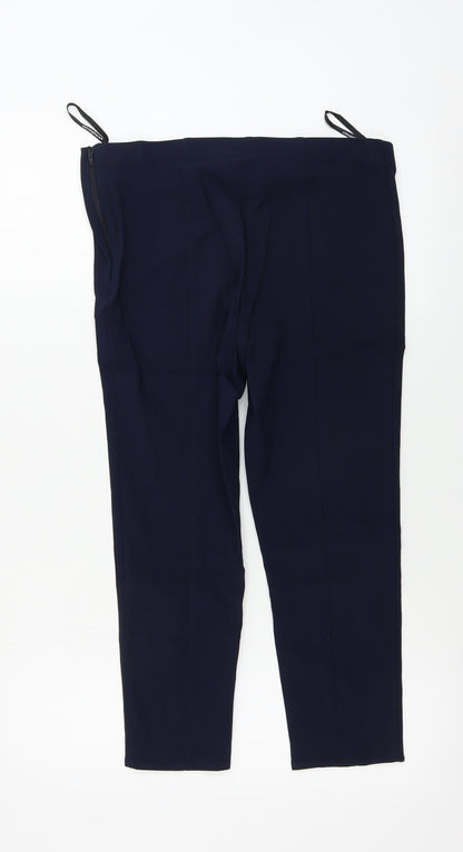 Womens UK Size 12 Atmosphere Regular Fit  Blue Trousers