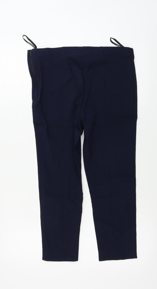 Womens UK Size 12 Atmosphere Regular Fit  Blue Trousers