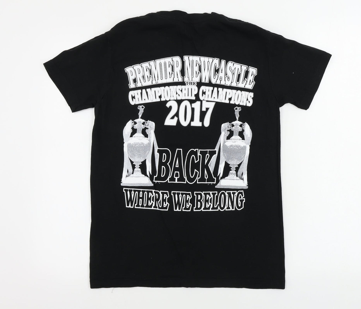 Mens UK Size S club Black  T-Shirt