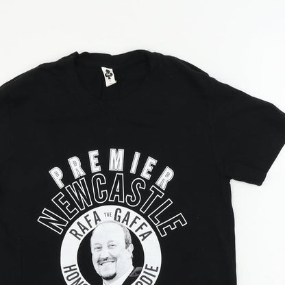 Mens UK Size S club Black  T-Shirt