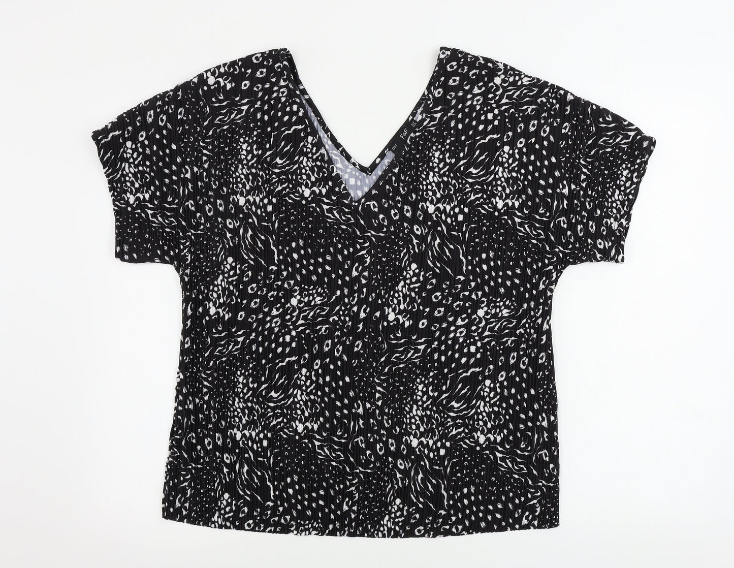 F&F  Womens Black   Basic Blouse Size 10