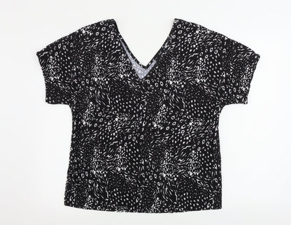 F&F  Womens Black   Basic Blouse Size 10