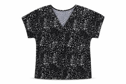 Womens UK Size 10 F&F Black Basic Blouse