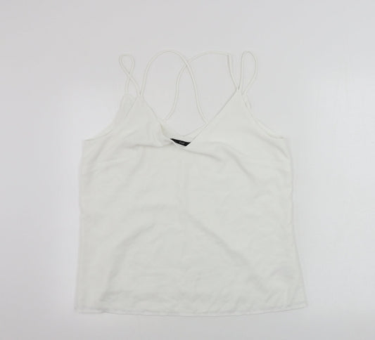 F&F  Womens White   Basic Blouse Size 14