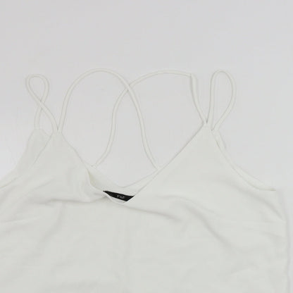 F&F  Womens White   Basic Blouse Size 14