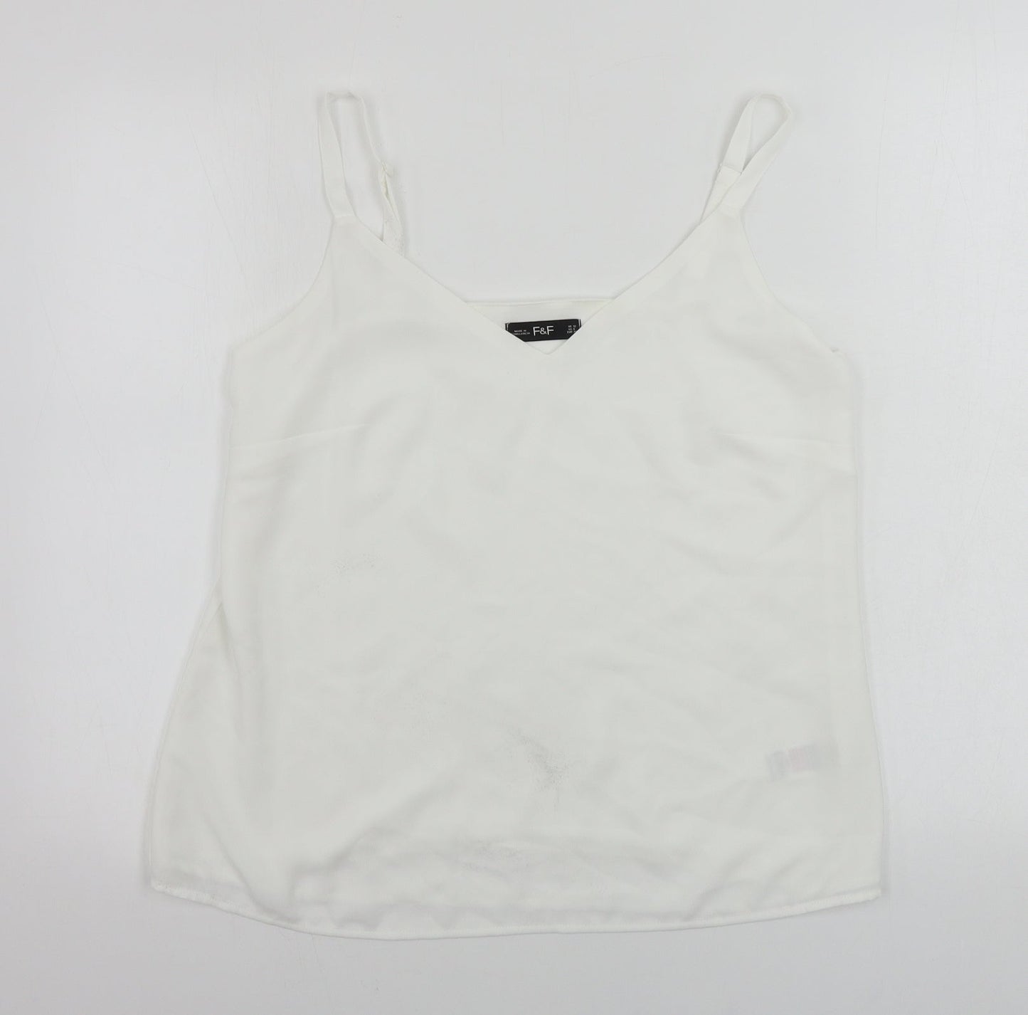 F&F  Womens White   Basic Blouse Size 12