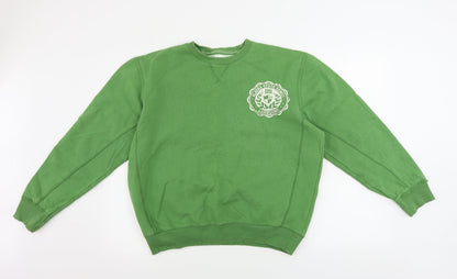 Womens UK Size L Easy Green Pullover Jumper