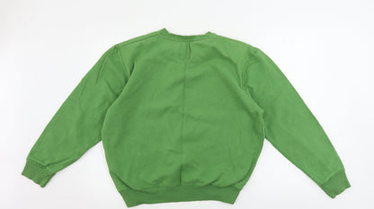 Womens UK Size L Easy Green Pullover Jumper