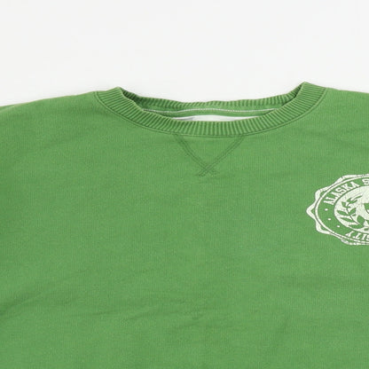 Womens UK Size L Easy Green Pullover Jumper